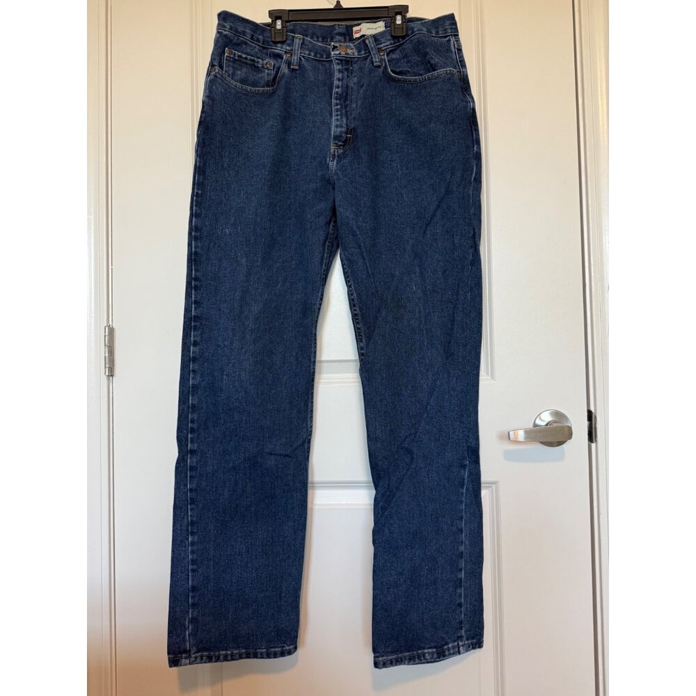 Wrangler Mens Premium Quality Regular Fit Jeans Blue Size 36X32 Western Work
